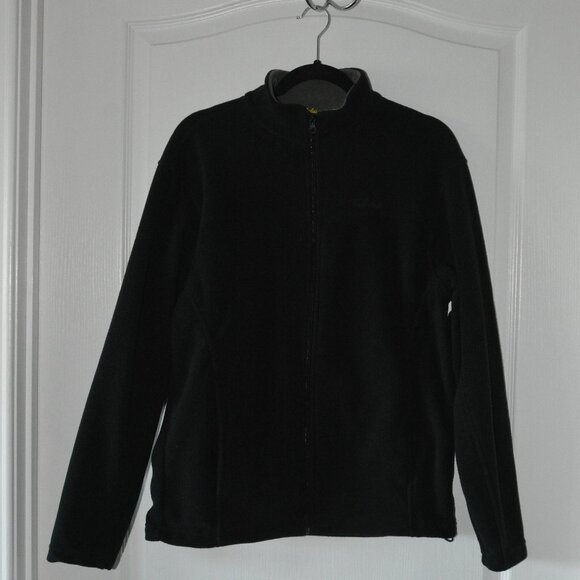 Cabela's Men's Jacket Black Fleece Full Zip size Small - Picture 1 of 6